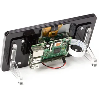 Pimoroni Gehäuse für Raspberry Pi 7" Touch-Display-Rahmen Schwarz
