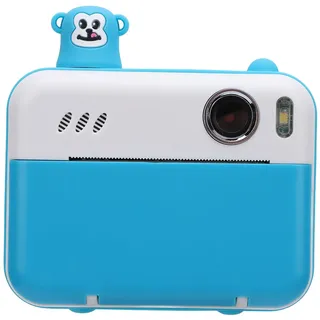 Sofortbildkamera, 1080P HD-Sofortdruckkamera für, Selfie-Digitalkamera für, 8 MP Wärmebildkamera für Vorder- und Rückseite, MP3-Player, (Himmelblau)