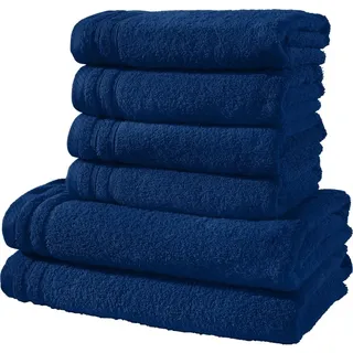 Erwin Müller Frottier Frottier-Set 6-tlg. Heidelberg in marine | Gr.: onesize