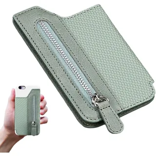 Rosixehird Kartenhalter für Telefon | Multifunktionaler Selbstklebender Handy Geldbörsen Kartenhalter | PU Leder Kartenhalter zum Aufkleben für die Handyhülle