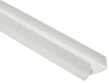 Häfele Sockelprofil mit Dichtungslippe, 19 x 2500 mm, Kunststoff weiß