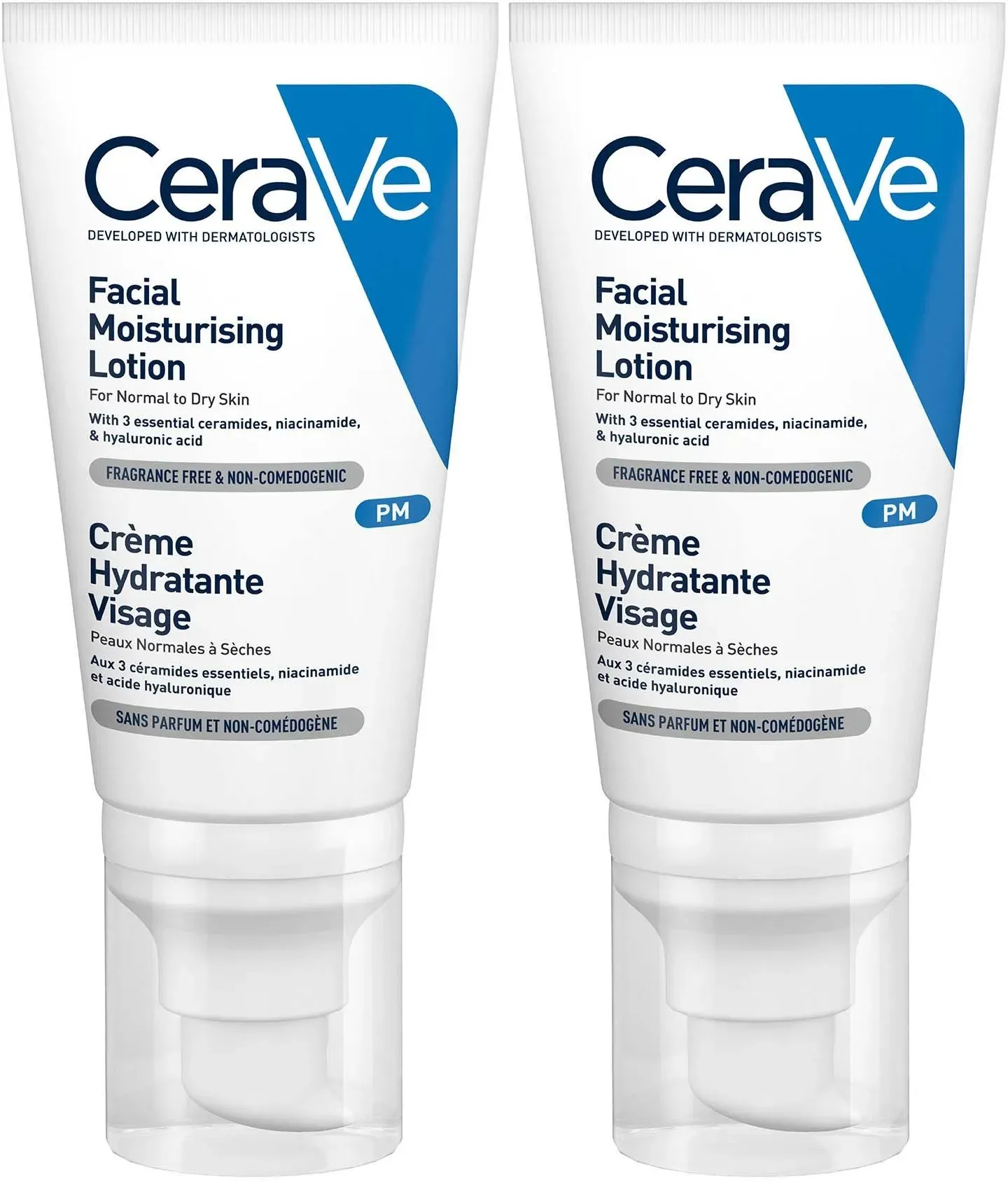CeraVe Facial Moisturizing Lotion PM Duo 2x52ml