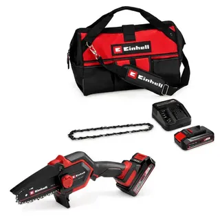 Einhell GE-PS 18/15 Li Bag Kit inkl. 1 x 2,5 Ah Akku + Ladegerät + Ersatzkette