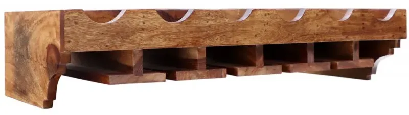 Weinregal Kali 70x30 aus indischem Sheesham-Massivholz