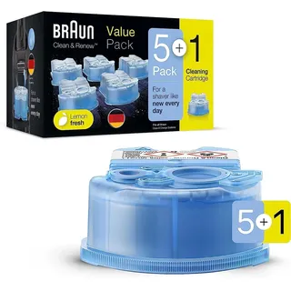 Braun Reinigungskartuschen Clean & Renew CCR 5 + 1 St.