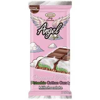 hashtag SCHMECKT Schokolade Angel Hair Style Pistazie und Zuckerwatte 100 g