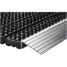 HAMAT Fußmatte Alu-Anlaufkante schwarz/silber PP/Alu - 3091473007