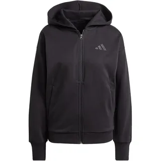 adidas Damen All Szn Fleece Hoodie Jacke (Größe S, schwarz)