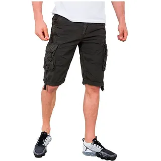 Alpha Industries Jet Cargo Shorts Greyblack 32