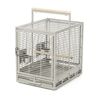 Montana Cages Transportkäfig Evo hellgrau