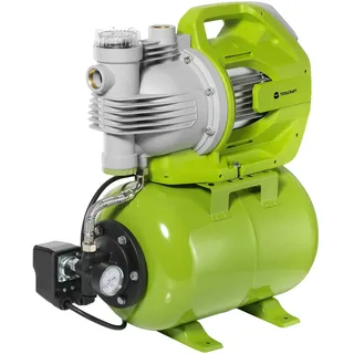 TOOLCRAFT TO-8992887 Hauswasserwerk 230 V/AC 6000 l/h grau/grün