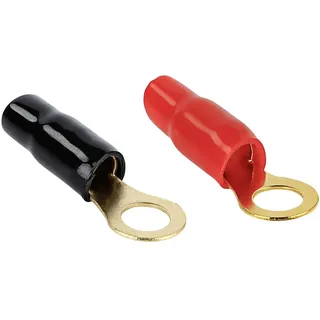 ACV Electronic ACV Car HiFi Ringkabelschuh 2er Set 20 mm2 8.40 mm Schwarz, Rot
