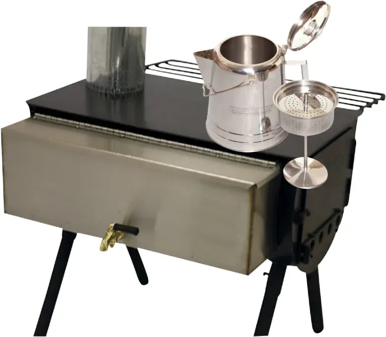 Camp Chef Alpine Coffee Wassertank Zeltofen Ofen Kamin Outbacker Outdoor Holz
