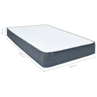 vidaXL Boxspringbett-Matratze 140 x 200 cm