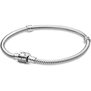 Pandora Schlangen-Gliederarmband mit Zylinder-Verschluss in Sterling-Silber Moments Collection, Größe 18
