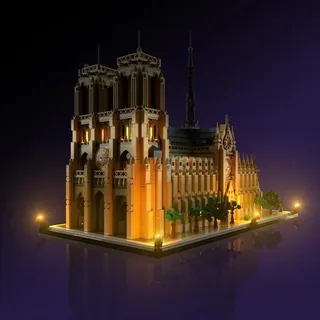 Light my bricks LED Licht Set für LEGO 21061 Notre-Dame de Paris