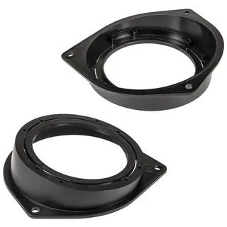 tomzz Audio 2839-004 Lautsprecherringe Adapter Halterungen kompatibel mit Opel Astra H Corsa D Grande Punto Seitenteil Heck für 100mm oder 120mm DIN Lautsprecher