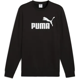 Puma Herren ESS No. 1 Logo Crew FL Crew-Sweatshirts, PUMA Black,