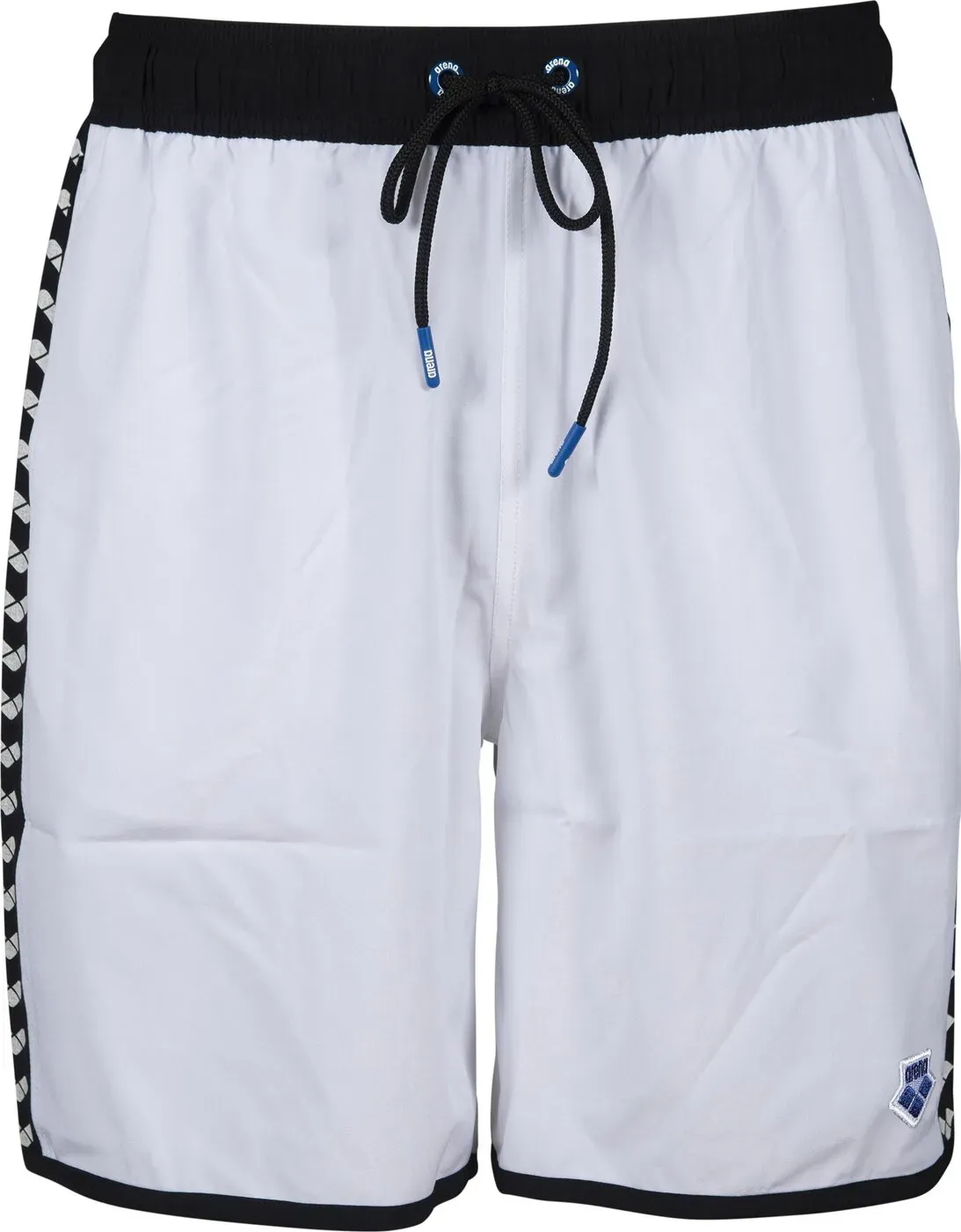 Arena ICONS TEAM STRIPE UNISEX BERMUDA weiß/schwarz - L