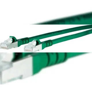 Metz Connect Patchkabel S/FTP gn 0,5m Cat.6A 1308450555-E
