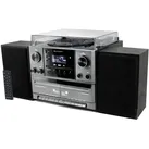 Soundmaster MCD5600 Stereoanlage mit Plattenspieler DAB+ Doppelkassette CD-Player USB MP3 Bluetooth Encoding Digitalisierung 75 Ohm Antennenanschluss