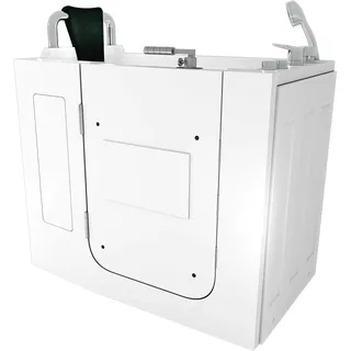 AcquaVapore Sitzwanne Badewanne mit Tür 68 x 110 cm (S08WP-A-L)
