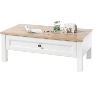 Stolkom »Toskana, TOPSELLER", Couchtisch, Wohnzimmertisch, OTTOs Choice, Landhausstil weiß, Tisch mit 1 Schubkasten