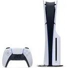 PLAYSTATION 5 Spielekonsole "Disk Edition (Slim)", weiß, schwarz, B:9,6cm H:35,8cm T:21,6cm, Spielekonsolen, Topseller