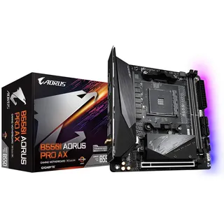 Gigabyte B550I AORUS PRO AX Mini ITX Mainboard Sockel AM4 M.2/HDMI/DP/USB3.2