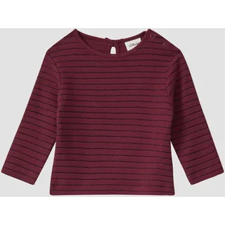 s.Oliver Langarmshirt mit Glitzerstreifen und Zierschleife - 86