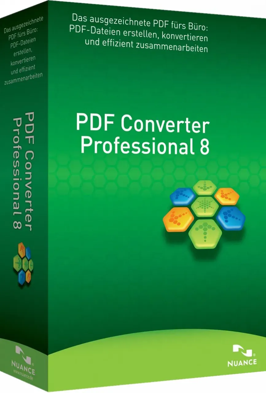 Nuance PDF Converter Professional 8 | Windows | Sofortdownload + Key