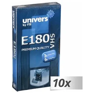 10 Univers E 180 VHS