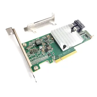 LSI SAS 9300 – 8i SGL Mini SAS-Schnittstelle und Netzteil