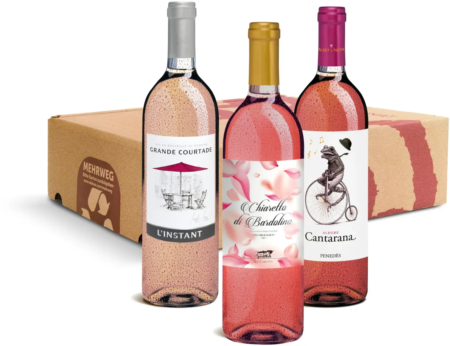 Natürlich Rosé 3  Rosé-Lieblinge mit Seele, Bio Probierpakete