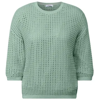 Cecil Strickpullover, in Häkel-Optik Cecil matcha green XL (44)