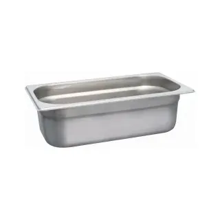 SCHNEIDER GN-Behälter 1/3, Edelstahl, Maße: 176 x 325 mm 530233 , Größe: 3,5 l, Tiefe: 100 mm