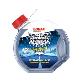 Sonax WinterBeast AntiFrost + KlarSicht 135400 Scheiben-Frostschutz Scheibenwaschanlage 3 l