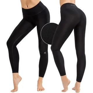 OCEANSAPART Beverly Pant Sport Leggings Damen - Yoga Pants Damen - Gym, Wander und Yoga Scrunch Leggings - Yogahose Performance-Stretch-Qualität - Sportkleidung Frauen - Schwarz - Gr. M - M