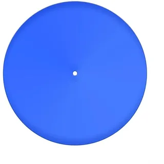 30,5 cm Plattenspieler-Filzmatten, Acryl-Rutschmatte für Phonographen, Plattenspieler, Vinyl, 3 mm, antistatische LP-Matte für Phonographen, LP, Schallplattenspieler (transparentes Blau)