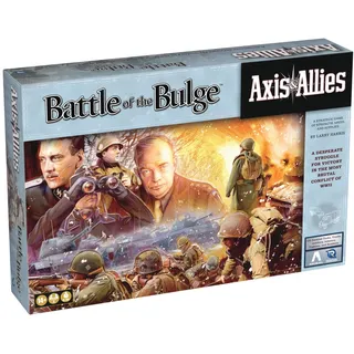 Renegade Game Studios Axis & Allies: Battle of The Bulge – WWII Strategy Board Game, Hex-Based Combat, 130+ Miniatures, 2-Player Tactical Warfare, Ages 14+