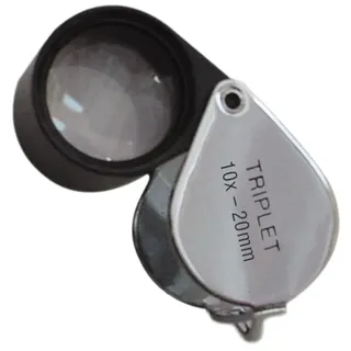 Wiemann Lehrmittel Einschlaglupe mit 10-facher Vergrößerung