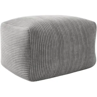 Mirjan24 Sitzsack, Grau, Rechteckig, 60x40x70 cm, Wohnzimmer, Hocker, Sitzsäcke, XXL Sitzsäcke