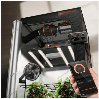 SPIDER FARMER Growbox Komplettset 300W LED 90 x 90 x 180 cm