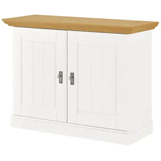 maison bleue Sideboard  Florian ¦ weiß ¦ Maße (cm): B: 118,5 H: 90,1 T: 48.0