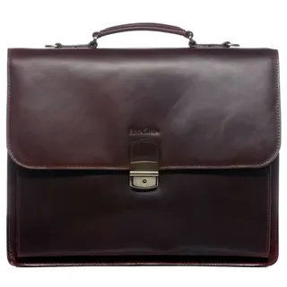 FEYNSINN Leder-Aktentasche 15" echt Leder Aktentasche 15 Zoll Laptop Fach braun in braun | Gr.: onesize