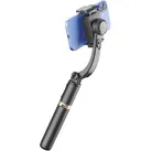 70 mm Universal  Freemotion Video-Stabilisator-Gimbal für Smartphones (Schwarz)