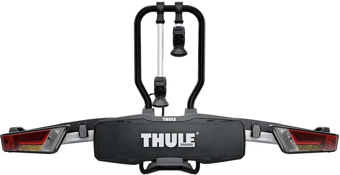 Thule EasyFold XT Fahrradträger für Anhängerkupplung 2 Fahrräder Silber