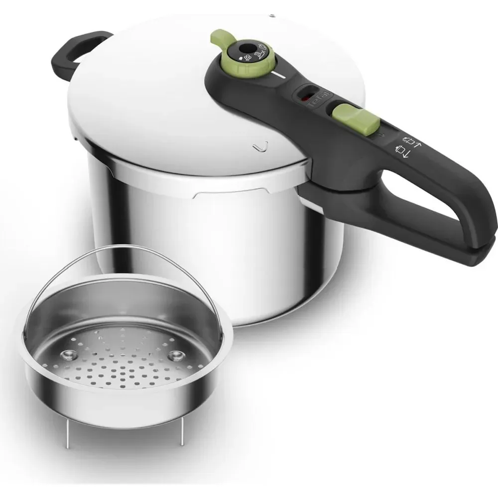 Tefal Secure Trendy 8L Schnellkochtopf mit Korb