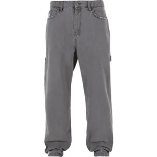 Karl Kani KK Retro Baggy Workwear Denim in grau Größe 36