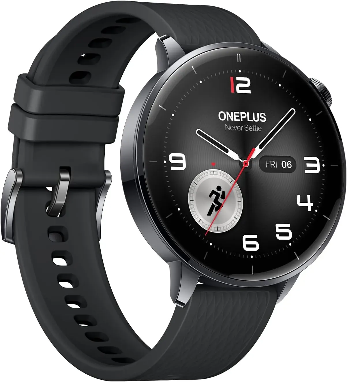 OnePlus Watch 3 [inkl. Kautschukarmband schwarz] 43mm Edelstahlgehäuse schwarz | Zustand: Neu & original versiegelt